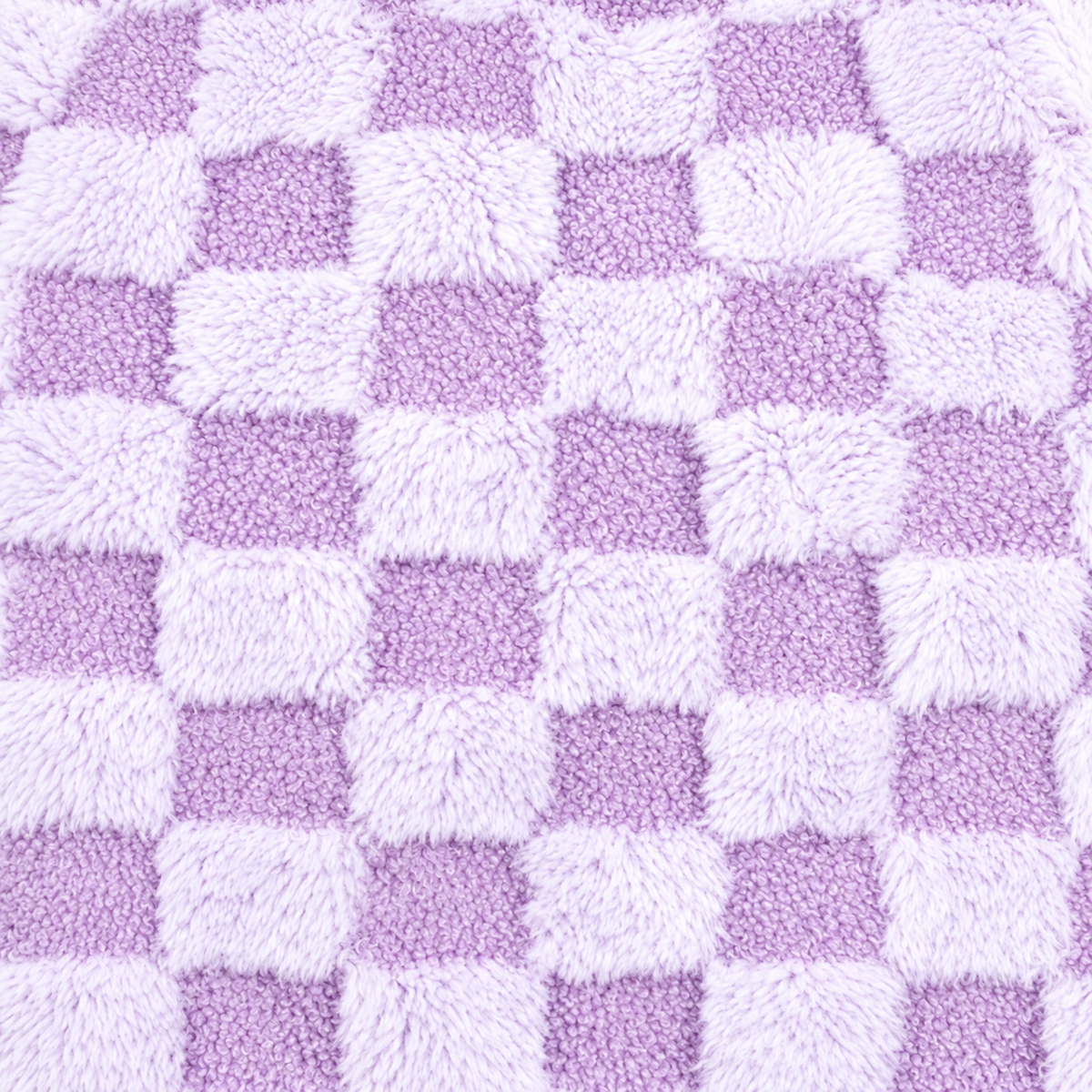 Purple Checkerboard Sherpa Dog Hoodie