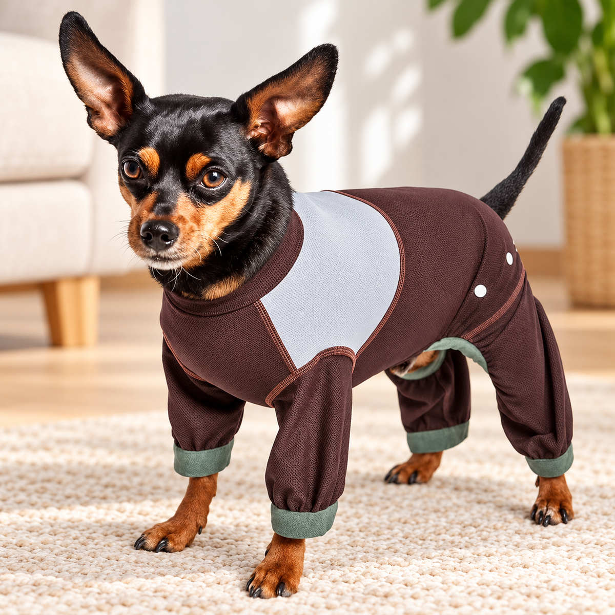 Breathable Full Body Dog Tracksuit